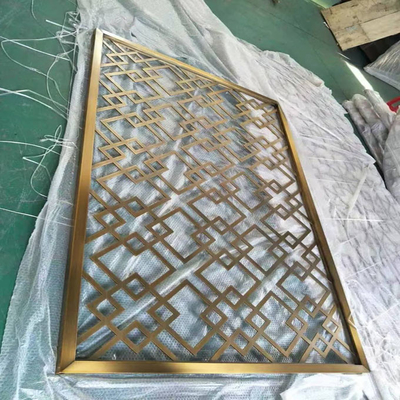 Stainless Steel Screen Partition Durable And Customizable Room Divider For Interior Design In Hotels Restaurants