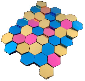 Concave Convex Design Metal Stainless Steel Mosaic Club Hotel Indoor Decoration