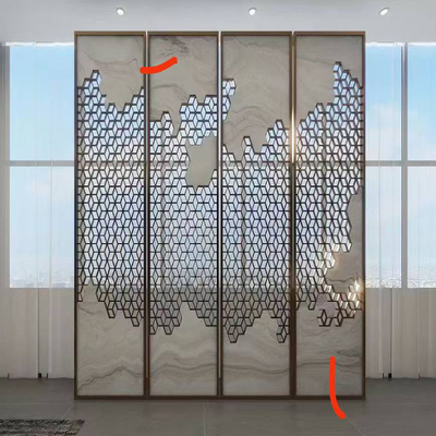 MIRROR POLISHED STAINLESS STEEL ARTISTIC SCREENS CUSTOM SIZES