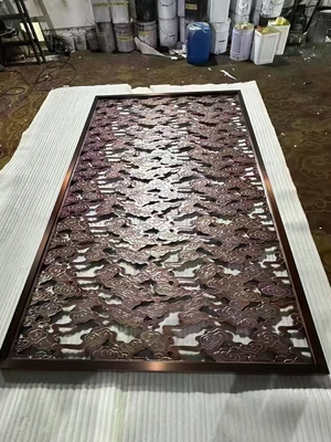 MIRROR POLISHED STAINLESS STEEL ARTISTIC SCREENS CUSTOM SIZES