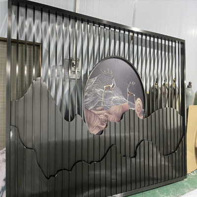 Indoor Factory Customizable Room Dividers Middle Living Metal Room Divider Stainless Steel Screens & Room Dividers