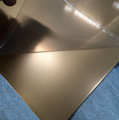 201 304 316 Rose Gold Wall Outdoor Cladding Decoration Color Stainless Steel Sheet