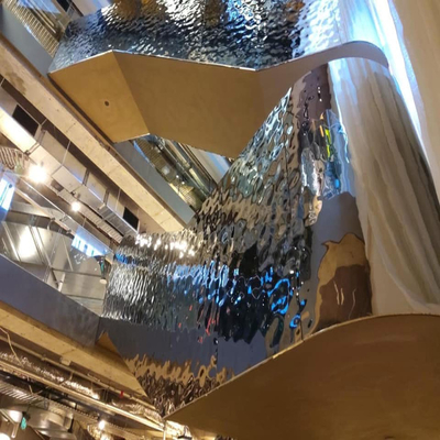 BUILDING DECORATION UPGRADE COLORED STAINLESS STEEL PLATE, WATERPROOF, FIREPROOF AND EASY TO CLEAN