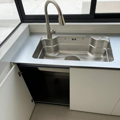 Custom Stainless Steel Countertop Washbasin Anti-Scratch Kitchen Stainless Steel Plate