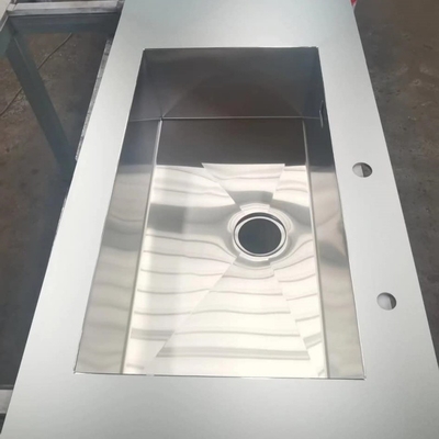 Food Grade 304 Sliver Sandblast Surface Anti-scratch Stainless Steel Sheet Cabinets Tabletop For Kitchen