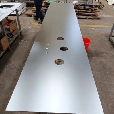 Food Grade 304 Sliver Sandblast Surface Anti-scratch Stainless Steel Sheet Cabinets Tabletop For Kitchen