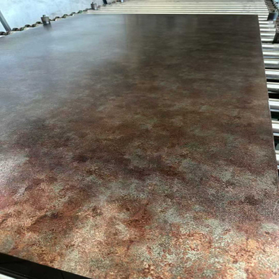 STAINLESS STEEL SHEET RETRO DECORATION STYLE 304 STAINLESS STEEL RED COPPER COLOR STOCK PREFERENTIAL PRICE HOTEL DECORATION