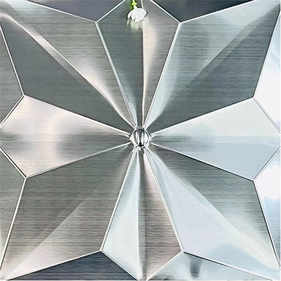 CUSTOMIZED PVD STAINLESS STEEL MOSAIC PATTERNS FOR INTERIOR DECORATION MATERIALS ARE AVAILABLE IN VARIOUS COLORS