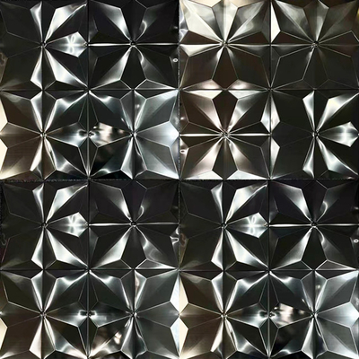 CUSTOMIZED PVD STAINLESS STEEL MOSAIC PATTERNS FOR INTERIOR DECORATION MATERIALS ARE AVAILABLE IN VARIOUS COLORS