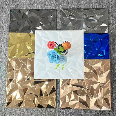 ISO 4*8ft/4*10ft/ Customized Stainless Steel Sheet PVD Vacuum Plating Titanium BA/NO.4 304 Steel Sheet