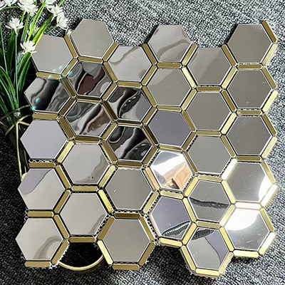 GB/JIS/AISI/DIN/SUS Standard Stainless Steel Mosaic Tiles for Interior Walls