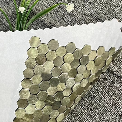 Customizable Stainless Steel Mosaic Tiles Unique and Personalized Designs