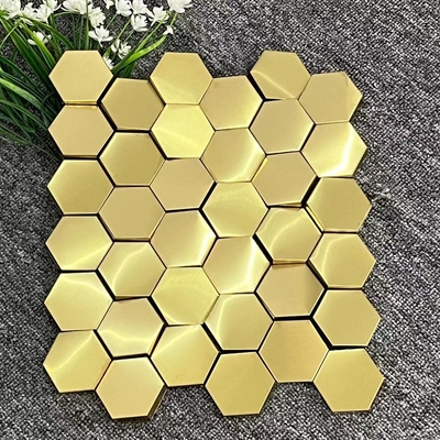 HIGH-END STAINLESS STEEL MOSAIC BACKGROUND WALL STICKERS SUITABLE FOR MODERN AND SIMPLE STYLE HOTELS/VILLAS/SHOPPING MALLS