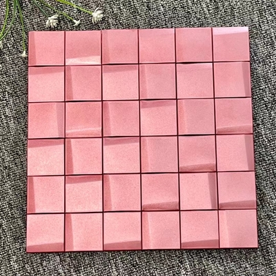 Customizable Stainless Steel Mosaic Tiles for Modern and Sophisticated Walls