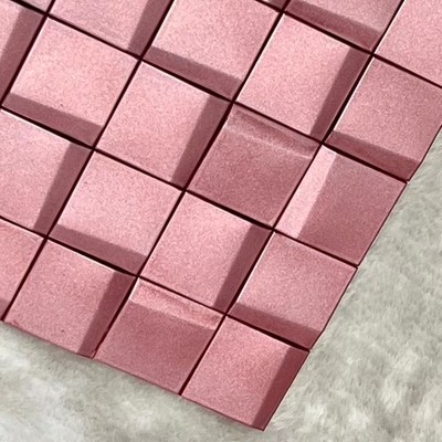 Customizable Stainless Steel Mosaic Tiles for Modern and Sophisticated Walls