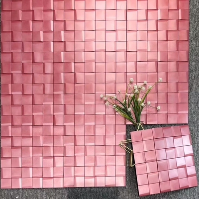 Customizable Stainless Steel Mosaic Tiles for Modern and Sophisticated Walls