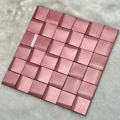 Customizable Stainless Steel Mosaic Tiles for Modern and Sophisticated Walls
