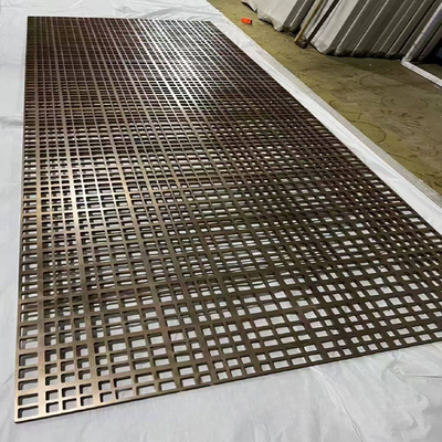 Customized Hollowed Laser Cut Panels Stainless Steel Screen Partition For Modern Interior Design And Decoration