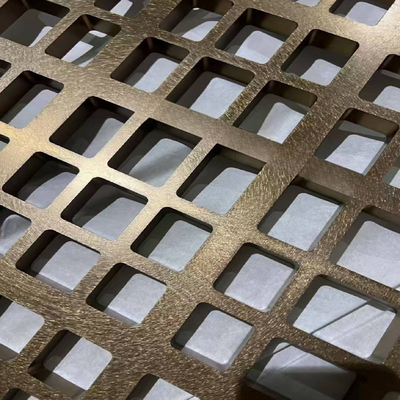 Customized Hollowed Laser Cut Panels Stainless Steel Screen Partition For Modern Interior Design And Decoration