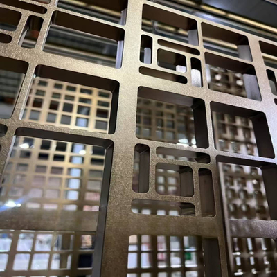 Customized Hollowed Laser Cut Panels Stainless Steel Screen Partition For Modern Interior Design And Decoration