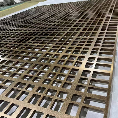 Customized Hollowed Laser Cut Panels Stainless Steel Screen Partition For Modern Interior Design And Decoration