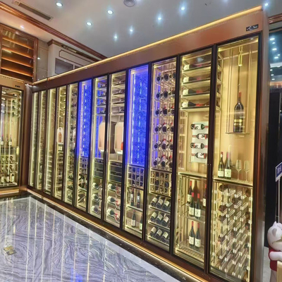Private Clubs Stainless Steel Display Cabinets For Display Home Shop Mall And Office In Various Sizes And Finishes