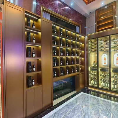 Private Clubs Stainless Steel Display Cabinets For Display Home Shop Mall And Office In Various Sizes And Finishes