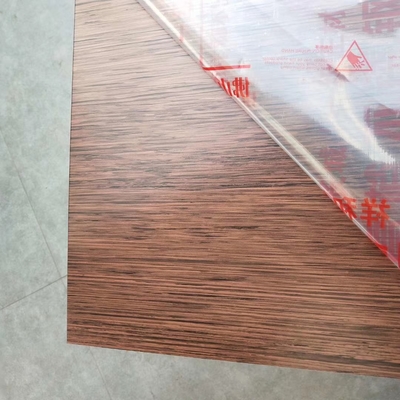 Antibacterial Stainless Steel Color Plate For Hotels And Hospitals Rose Gold / Champagne Gold / Titanium Black CE / SGS Test Report