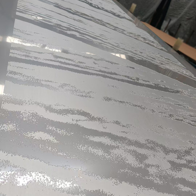 Customizable Etched Stainless Steel Sheet 304 Decorative 0.25 to 3mm Sheet Stainless Steel for Decoration