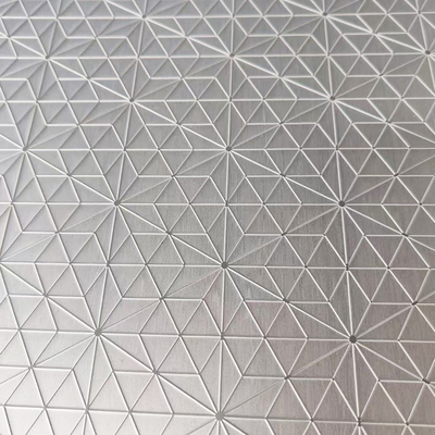 Customizable Etched Stainless Steel Sheet 304 Decorative 0.25 to 3mm Sheet Stainless Steel for Decoration