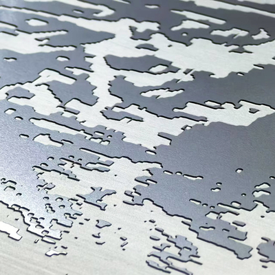 Customizable Etched Stainless Steel Sheet 304 Decorative 0.25 to 3mm Sheet Stainless Steel for Decoration