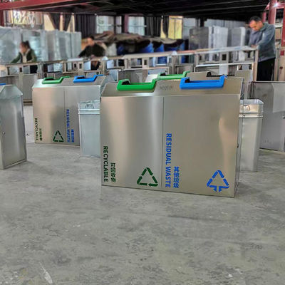 İyi bir fiyat. Gümüş Renkli Kaplamalı 316L Özelleştirilmiş Paslanmaz Çelik Metal Çöp Kovası Ürünleri çevrimiçi