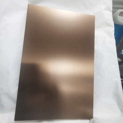 Silver 28MM Color Rose Gold PVD Sand Blasted SS Sheet 304 Stainless Steel Honeycomb Wall Cladding Panel