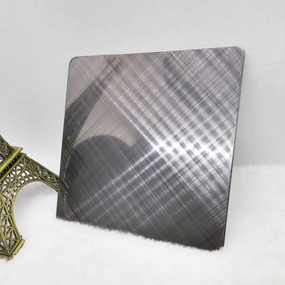 PVD Black Colored Stainless Steel Sheets 2438mm 3048mm