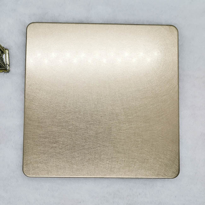 color stainless steel sheet gold mirror with anti-finger treatment