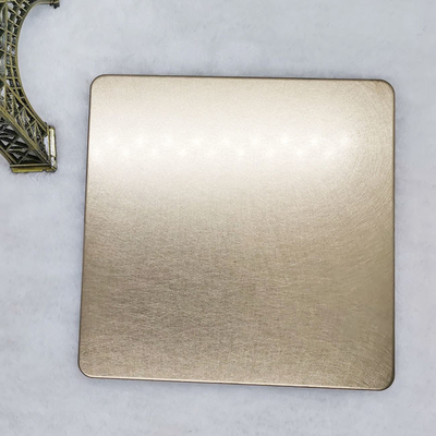 color stainless steel sheet gold mirror with anti-finger treatment