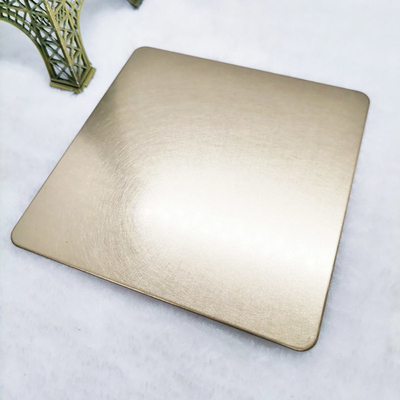 color stainless steel sheet gold mirror with anti-finger treatment