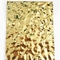 Tavan Dekorasyonu için Ayna Altın Rengi Su Dalgalanma Paslanmaz Çelik Levha