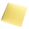 Japon Altın Rengi Ayna Paslanmaz Çelik Levhalar Süper Ayna PVD Kaplama Titanyum Renkli Dekorasyon Metal