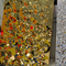 316L Altın Parlak Aynalı Renkli Paslanmaz Çelik Yapraklar Orta Su Dalgası Bal Arısı Duvar Kaplamaları