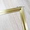 Zr Pirinç Kumlama Paslanmaz Çelik Döşeme Şeritleri Mobilya Dekoratif İçin 0.4mm