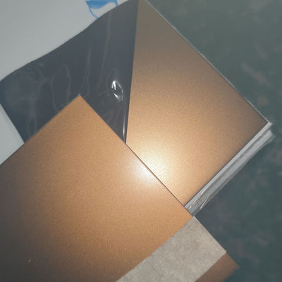 İyi bir fiyat. 316L PVD Kumlanmış Renkli Paslanmaz Çelik Sac Kırmızı Bakır 1000*2000mm çevrimiçi