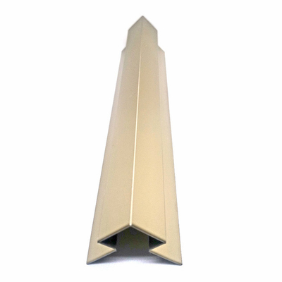 201 304 316l Antique Brass Bronze Rose Gold Black Round Curved Angle Shape Metal Stainless Steel Tile Edge Trim