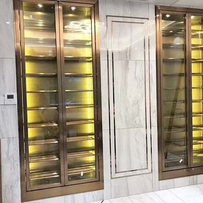 İyi bir fiyat. Kompresör Soğutucu Paslanmaz Çelik Şarap Dolapları 50Hz 220V Anti Parmak İzi çevrimiçi