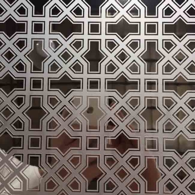 Asansör Kapısı için Kazınmış Ayna 8K Renkli Paslanmaz Çelik Sac