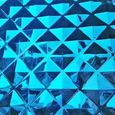 İyi bir fiyat. İç Dekorasyon için Elmas Şekli Kabartmalı Renkli Paslanmaz Çelik Levha çevrimiçi