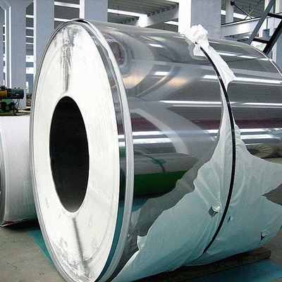 Yüksek Sıcaklık Uygulamaları 430 2B Paslanmaz Çelik Rulo Değirmen Kenarı 0,25 ila 2 mm