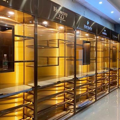 İyi bir fiyat. Oturma Odası İçin 0.8mm Kalınlık Ahşap Şarap Dolabı Mobilyaları çevrimiçi