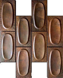 İyi bir fiyat. Küçük Kare Gümüş Ayna Duvar Dekorasyonu için Paslanmaz Çelik Mozaik Kelepçesi çevrimiçi