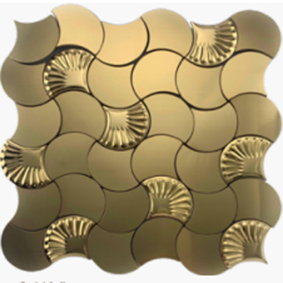 201 304 316l gold black blue violet irregular shape stainless steel mosaic tile for wall decoration